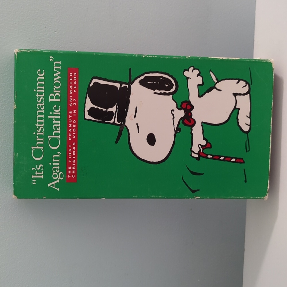 It's Christmastime Again, Charlie Brown Vintage VHS